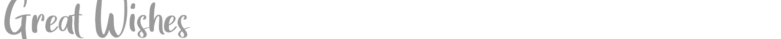 Great Wishes font preview